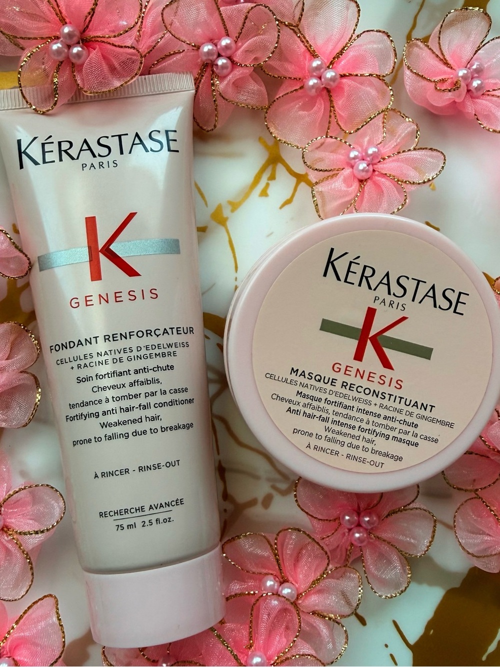 Kerastase Genesis Hair Conditioner and Mask Bundle AMAZING New